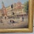 Textile Framed Italian Street Canal Scene Oil Painting by Nicholas Briganti For Sale - Image 7 of 11
