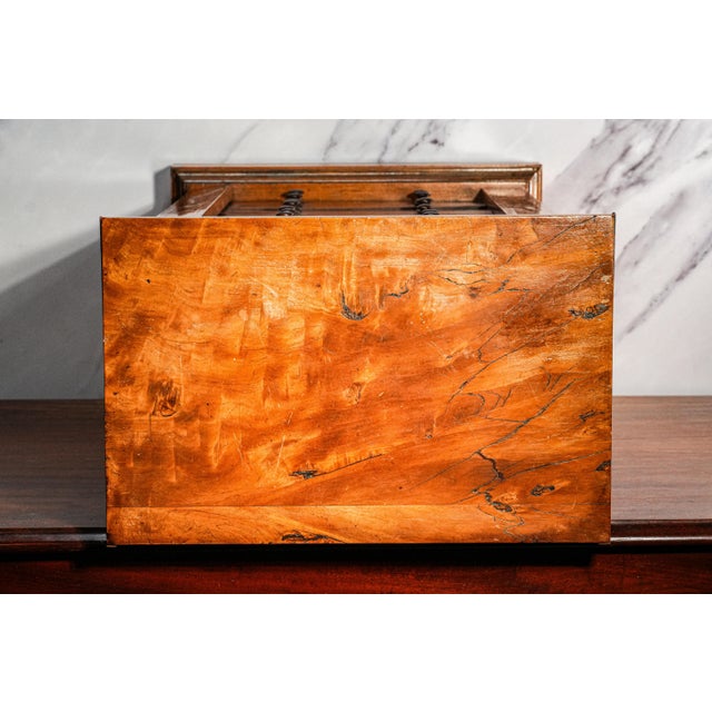 Amazing Antique Wellington Cabinet 19th Century English Wooden 10 Drawer Chest Collector Storage English Home Decor For Sale - Image 16 of 17