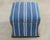 Blue Ralph Lauren 'Florence' Storage Ottoman in Striped Blue Upholstery For Sale - Image 8 of 18