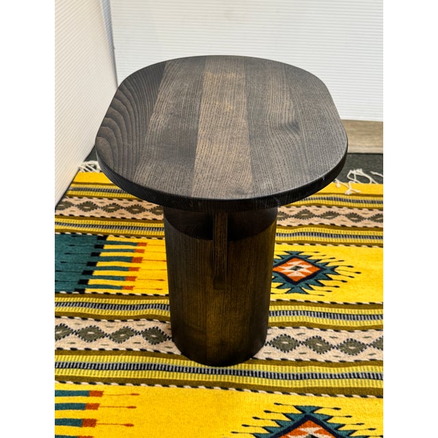 Ferm Living Insert Side Table, Black Stained Ash For Sale - Image 4 of 12