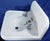 Vintage "Standard" High-Back Porcelain & Cast Iron Sink With Cast Iron Mounting Bracket For Sale - Image 10 of 18