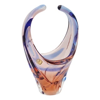 Niagara Glass Bowl by Karel Zemek, Czechoslovakia, 1960s For Sale