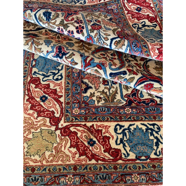 Antique Qum Rug, 1890s For Sale - Image 14 of 17