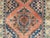 Vintage Oushak Rug From Turkey With Medallions in Salmon Pink and Blue For Sale - Image 4 of 8