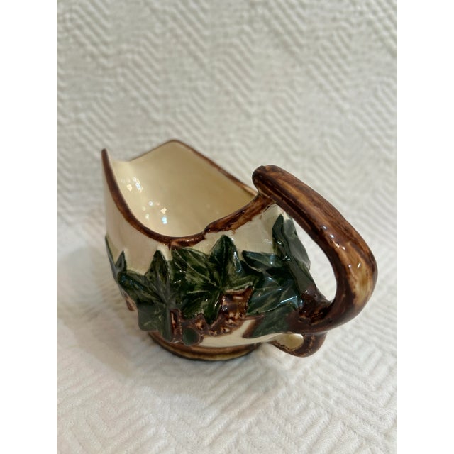 Green 1940’s McCoy Ivy Pattern Tea Set - Set of 3 Pieces For Sale - Image 8 of 12