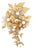 Vintage Miriam Haskell Floral Brooch With Dangles For Sale