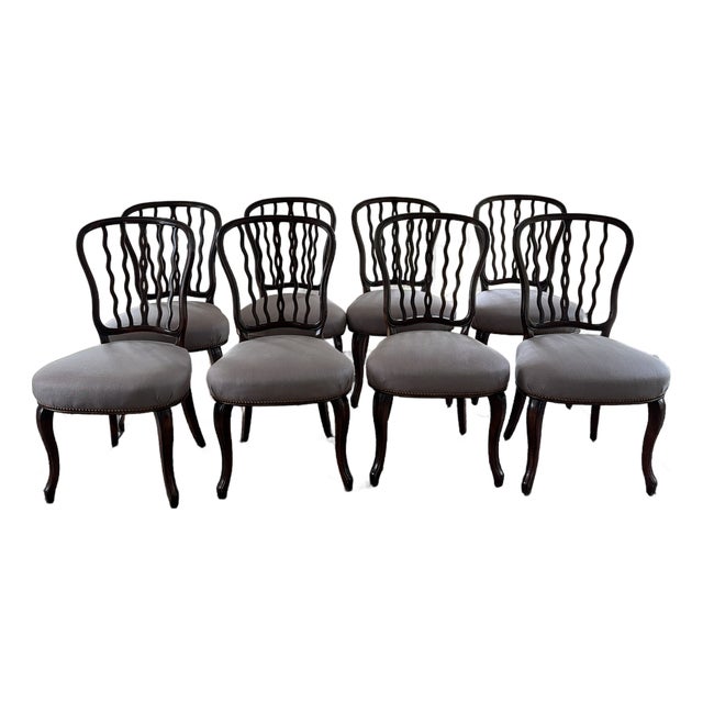 Set of 8 Althorp Living History Collection Dining Chairs For Sale