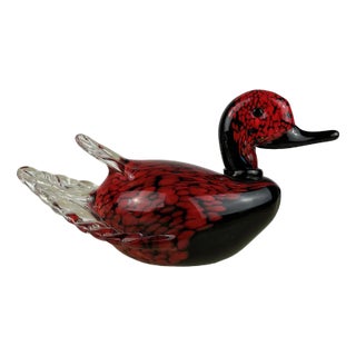 Large Vintage Goose in Murano Glass, Italy, 1970s For Sale