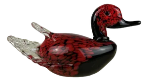 Large Vintage Goose in Murano Glass, Italy, 1970s