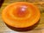 Glass Mid Century Venetian Orange Vasa Murrhina Cased Glass Centerpiece Bowl For Sale - Image 7 of 7