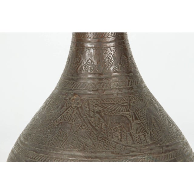 Bronze 19th Century Persian Islamic Bronzed Vase For Sale - Image 8 of 8