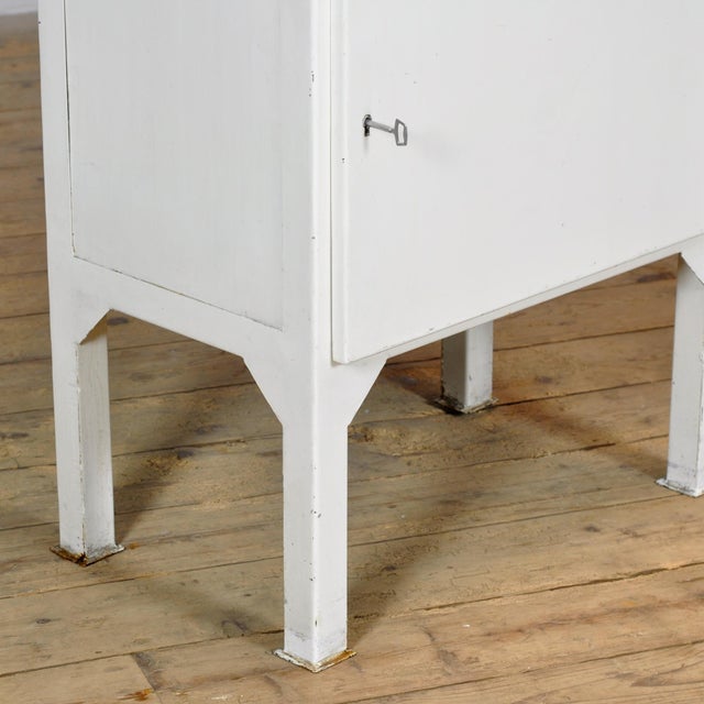 Vintage Glass and Iron Medical Cabinet, 1970s For Sale - Image 6 of 10