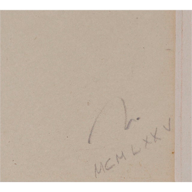 "Memoria Erotica" Abstract Lithograph, Signed, 20th Century, Unframed by Nicholas Pogany For Sale In Monterey, CA - Image 6 of 7