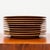 Set of 10 mid century modern charger plates, made in Denmark c. 1960s. These plates are made from solid teak, not molded...