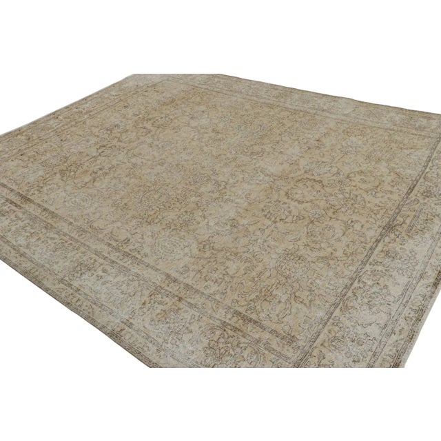 Hand knotted in wool, a 9x11 Persian rug circa 1970-1980 - latest to join Rug & Kilim’s vintage selections. On the Design:...