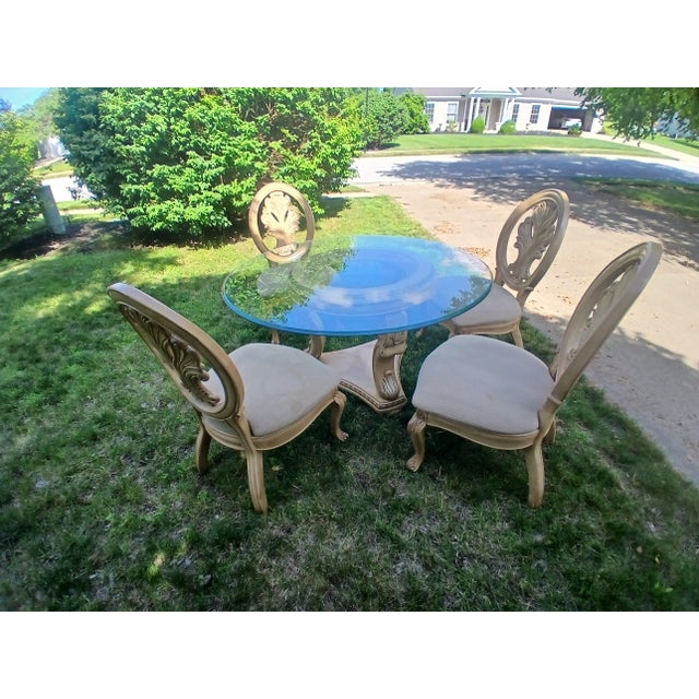 Vintage Italian Renaissance 5pc Dining Set For Sale - Image 15 of 17