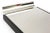 1960s Vintage Stainless Steel and Black Wood Tray 1960's For Sale - Image 5 of 9