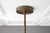 Mid-Century Modern Brass Dome Chandelier, 5-Light Black Pendant Lighting, Mid Century Dining Room Fixture For Sale - Image 4 of 7
