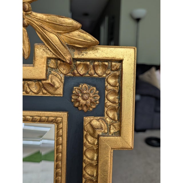 Up for sale is a stunning, high-end traditional mirror from the renowned Carvers’ Guild. This piece features a beautiful,...