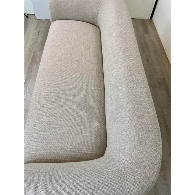 Modern Beige Sofa For Sale - Image 4 of 7