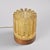 Yellow Ice-Effect Resin Lamp with Wooden Base, Italy, 1970s For Sale - Image 8 of 14