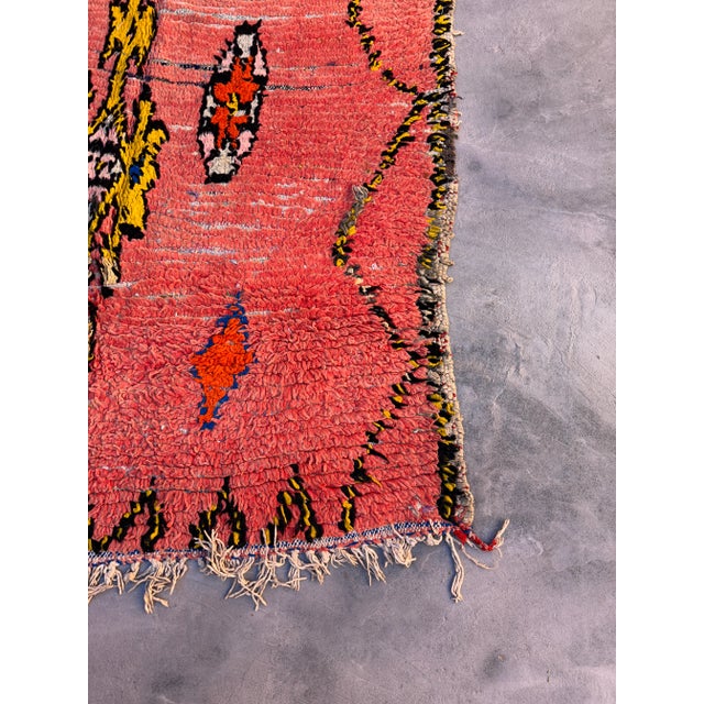 1980s Moroccan Vintage Rug - 4'9" X 8'10" Ft For Sale - Image 5 of 11