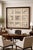 This grand tour cartography panel features nine framed views of Rome, rendered after 18th-century Italian engravings. Each...