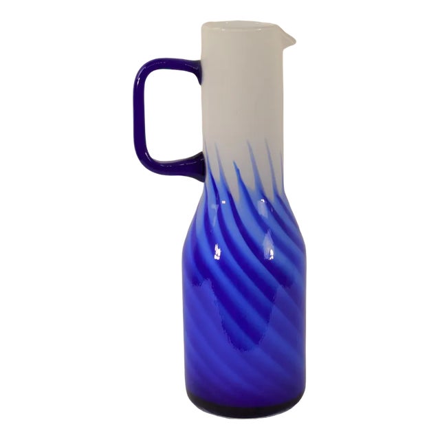 Glass Carafe, Italy, 1970s For Sale