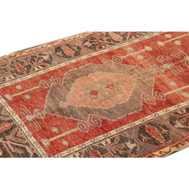Early 20th Century Antique Anatolian Wool Runner Rug For Sale - Image 9 of 11