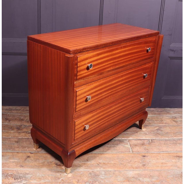 French Art Deco Chest of Drawers, 1940s For Sale - Image 9 of 14