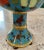 Turquoise Pair of 1980s Chinese Cloisonné Stem Cups With Boys and Butterflies For Sale - Image 8 of 11