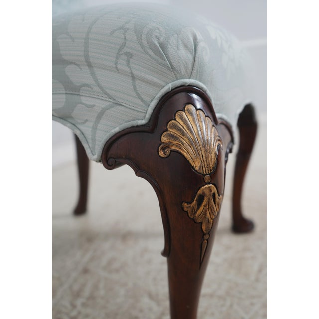 Set of 6 Cw-67 Colonial Williamsburg Damask Dining Room Chairs For Sale - Image 15 of 18