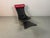 Mid-Century Modern Danish Interdane Lounge Chair in Black and Red Leather by Oluf Lund for Trio-Line, Denmark, 1990s For Sale - Image 6 of 17
