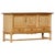 An elegant oak sideboard by Henning Kjærnulf, crafted in Denmark circa 1970s. The piece features a clean, architectural...