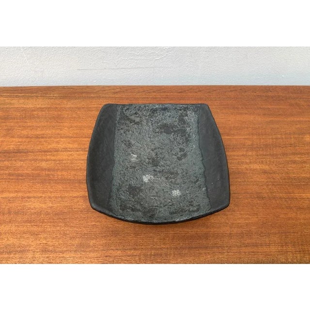 Ceramic Mid-Century Brutalist Fat Lava Ceramic Bowl, 1960s For Sale - Image 7 of 17