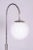 Adjustable Chrome Floor Lamp in Steel & Milk Glass C,zech, 1930s For Sale - Image 6 of 10