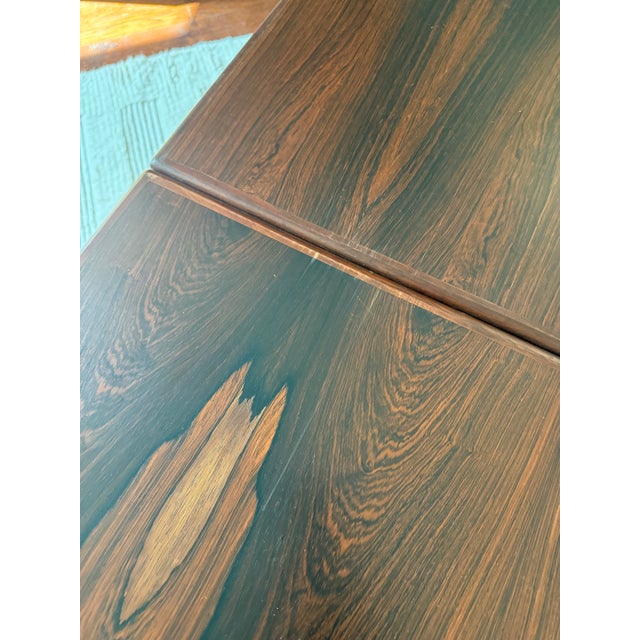 Mid 20th Century Modern Rosewood Extendable Dining Table For Sale - Image 10 of 12