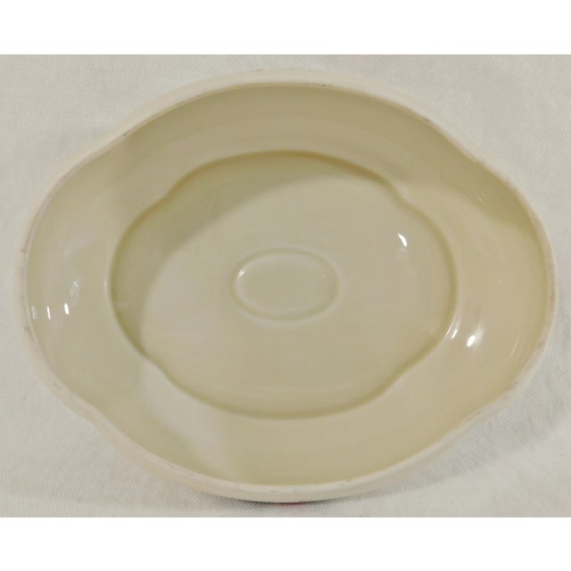 Rosenthal Large Vintage Rosenthal "Mouson" Ivory Porcelain Embossed Floral 24k Gold Trim Powder Vanity Jewelry Trinket Box For Sale - Image 4 of 11