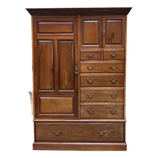 Nineteenth Century English Compactum / Armoire With Cedar Interior - Custom Made - Circa 1890 - Uk Import For Sale