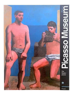 " Pablo Picasso Museum Paris : The Masterpieces " Vintage 1991 1st Edition Lithograph Print Modern Art Book