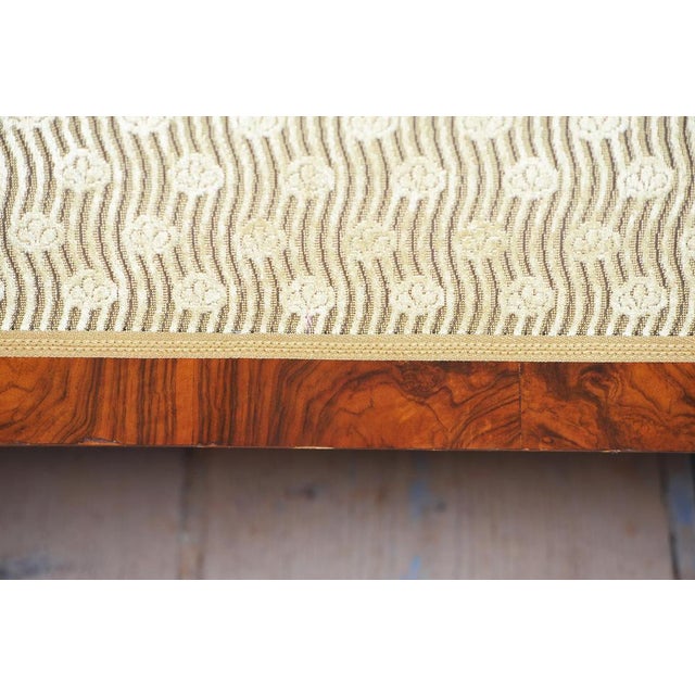 Empire Upholstered and Inlaid Walnut Living Room Set, Austria, 1810s, Set of 3 For Sale - Image 12 of 18