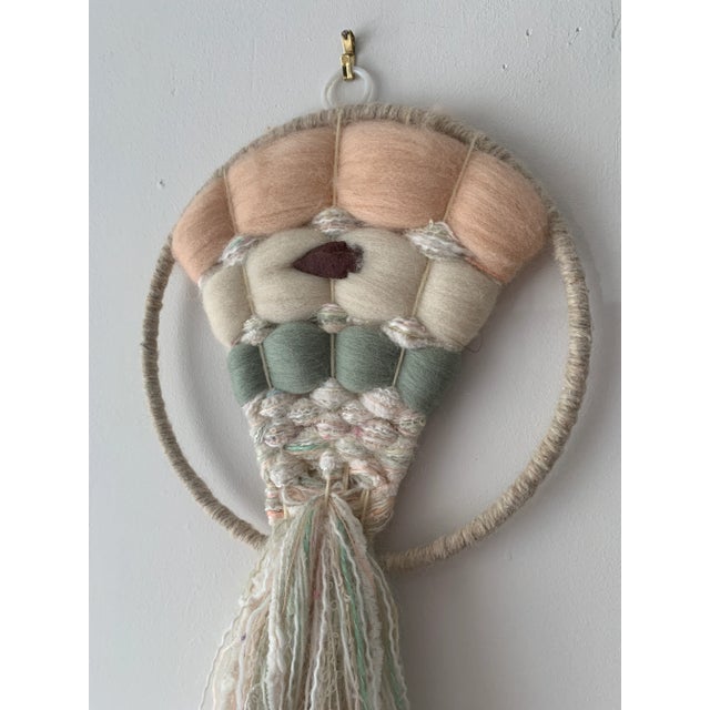 1990s Mandala Fiber Art For Sale - Image 4 of 12