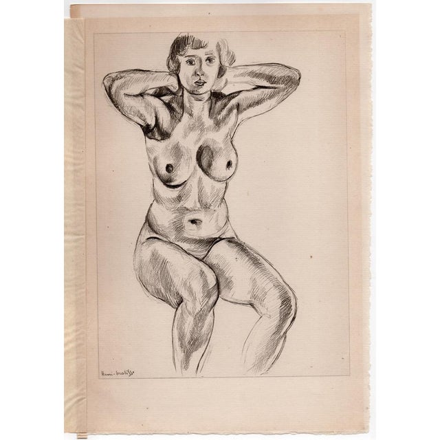 Henri Matisse Nude Lithograph on paper Year of conception: 1910s Year of execution: 1920 Overall size: 305 x 213 mm Signed...