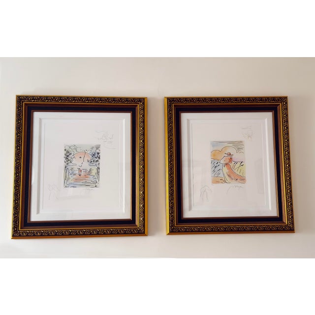 Contemporary Late 20th Century Peter Max “Better World I I ” Hand-Colored Etching With Remarques, Signed Limited Edition For Sale - Image 3 of 10