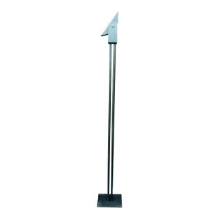 1980s Italian Postmodern Pivoting Head Torchiere For Sale