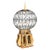 Victorian Mid 20th Century Victorian Style "Balloon" Bird Cage Wood and Iron For Sale - Image 3 of 3