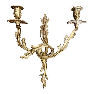 Louis XV Brass Sconce For Sale