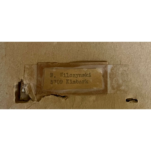 Wood Bright Cheerful Vintage Oil Painting Floral Zinnia's and Fruit With Snail Signed For Sale - Image 7 of 7