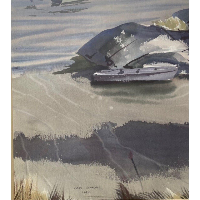 This is just a great original piece. Long ago I had a client who had a small collection of Carl Schmalz Jr paintings that...