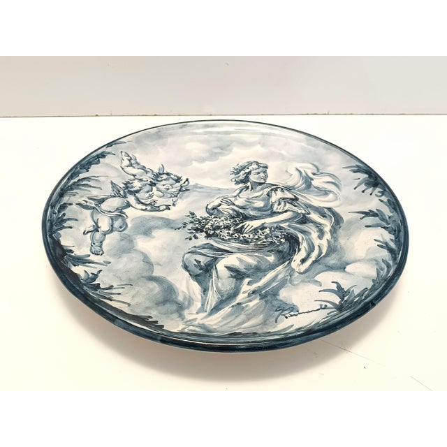 Ceramic Decorative Plate by Giacomo Raimondi for Albisola, Italy, 1960s For Sale - Image 4 of 11